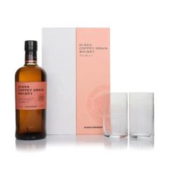 Nikka Coffey Grain Gift Set with 2x Glasses