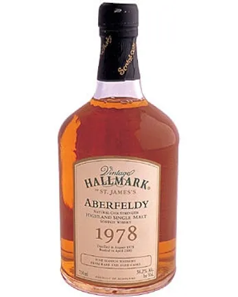 Aberfeldy 1978 22 Year Old Vintage Hallmark