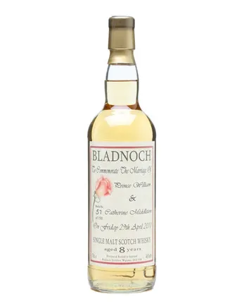 Bladnoch 8 Year Old Royal Wedding