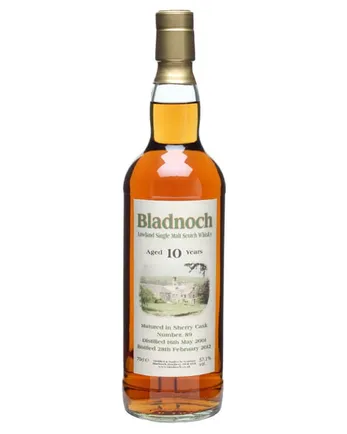 Bladnoch 2001 10 Year Old Cask #89 Sherry Cask