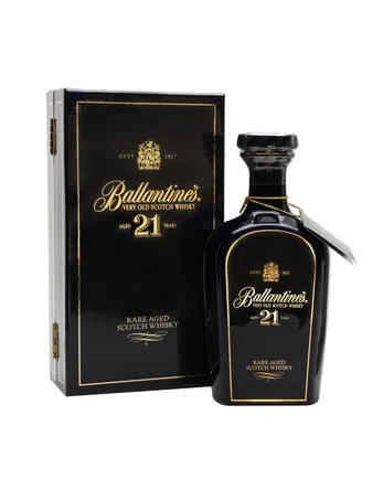 Ballantine's 21 Year Old Blue Ceramic Half Litre
