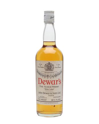 Dewar's White Label Bottled 1970's 75cl