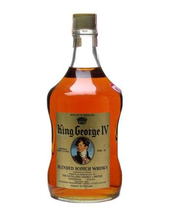 King George IV Bottled 1980s Half Gallon
