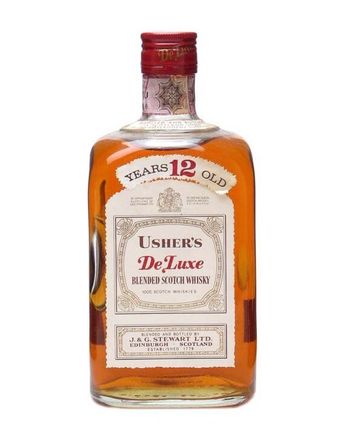Usher's De Luxe 12 Year Old Bottled 1980s