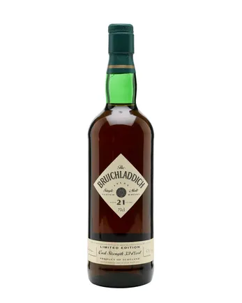 Bruichladdich 21 Year Old Cask Strength Bottled 1990s
