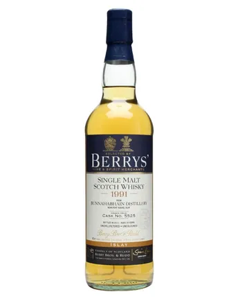 Bunnahabhain 1991 20 Year Old Cask #5525 Berry Bros & rudd
