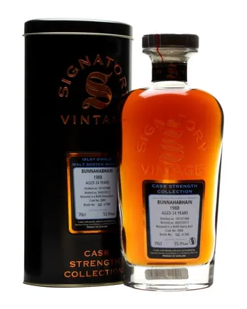 Bunnahabhain 1988 24 Year Old Sherry Cask Signatory Cask Strength Collection