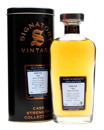 Caol Ila 1982 29 Year Old Cask #6485 Signatory Cask Strength Collection
