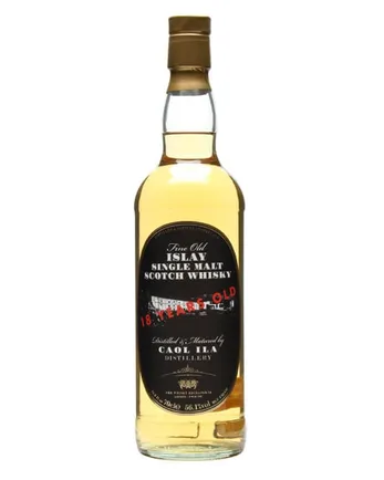 Caol Ila 18 Year Old TWE Retro Label The Whisky Exchange