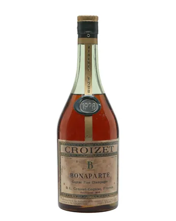 Croizet Bonaparte 1928 Fine Champagne Cognac Bottled 1960s