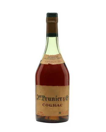 Prunier 1922 Cognac Bottled 1960s