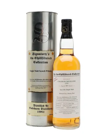 Coleburn 1981 19 Year Old Signatory