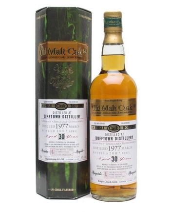 Dufftown 1977 30 Year Old Cask 3516 Douglas Laing Old Malt Cask