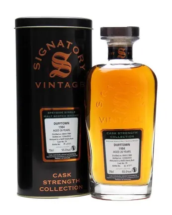 Dufftown 1984 26 Year Old Refill Sherry Butt #79 Signatory Cask Strength Collection