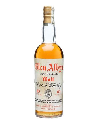 Glen Albyn 10 Year Old Bottled 1970's 75cl