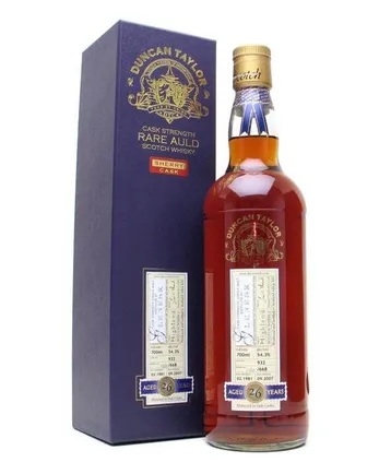 Glenesk 1981 26 Year Old Sherry Cask #932 Duncan Taylor Rare Auld