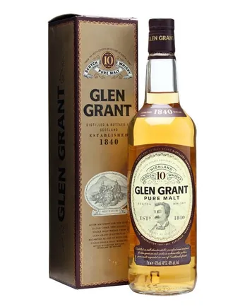 Glen Grant 10 Year Old Bottled 1990s Major's Portrait Label