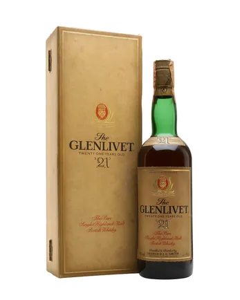 Glenlivet 21 Year Old Bottled 1980's 75cl