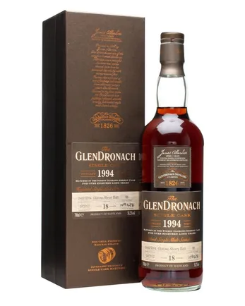 Glendronach 1994 18 Year Old Oloroso Butt #98