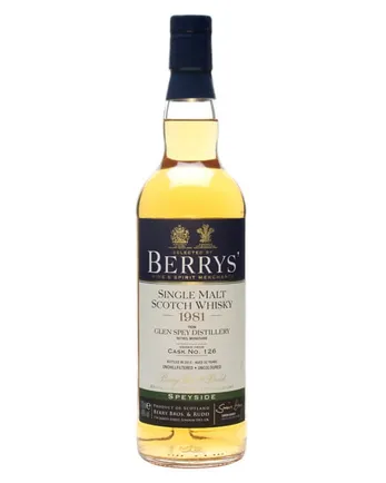 Glen Spey 1981 Berry Brothers & Rudd
