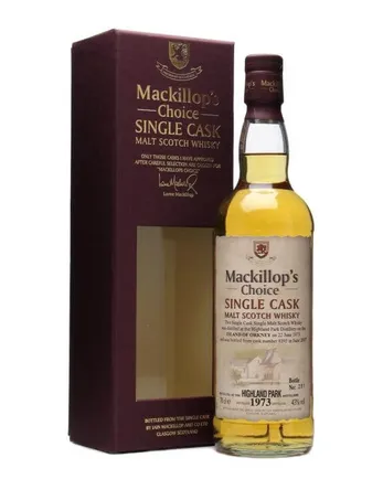Highland Park 1973 Bottled 2007 Cask #8395 Mackillop's