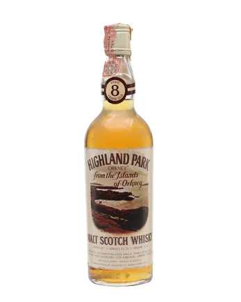 Highland Park 8 Year Old Bottled 1970's