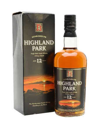 Highland Park 12 Year Old (old bottle shape)
