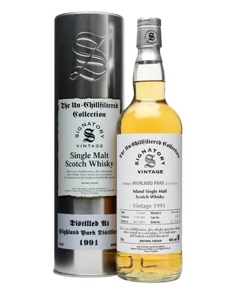 Highland Park 1991 21 Year Old Sherry Butt #15121 Signatory Un-chillfiltered Collection
