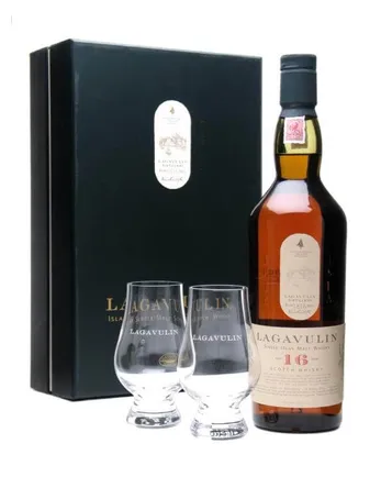 Lagavulin 16 Year Old Glencairn Glass Pack