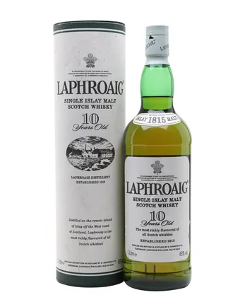 Laphroaig 10 Year Old Bottled 1980s 1 litre