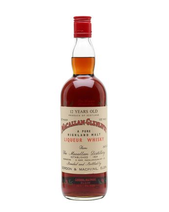 Macallan Glenlivet 12 Year Old Bottled 1960s G M Gordon & Macphail