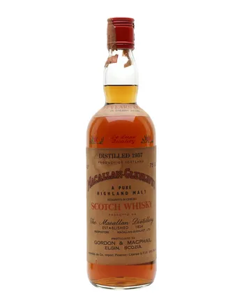 Macallan Glenlivet 1957 15 Year Old Sherrywood G M Gordon & Macphail