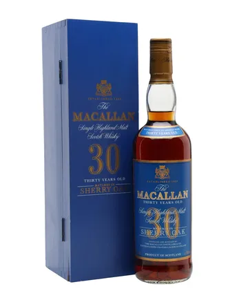 Macallan 30 Year Old Blue Label