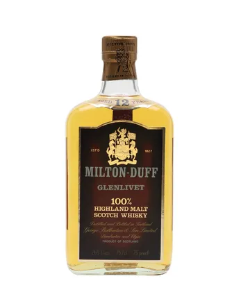 Miltonduff Glenlivet 12 Year Old Bottled 1980's