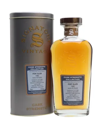 Port Ellen 1982 25 Year Old Signatory Cask Strength Collection