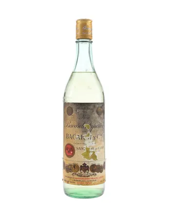 Bacardi Superior Rum Cuba Bot 1950's