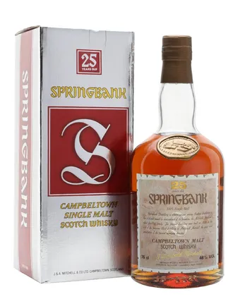 Springbank 25 Year Old Bottled 1980's