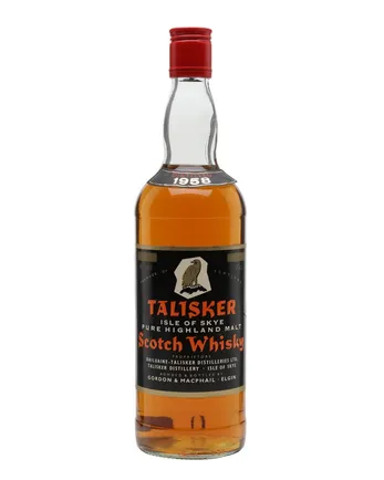 Talisker 1958 Black Label Bottled 1980's Gordon & Macphail