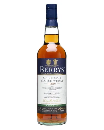 Tormore 1992 20 Year Old Cask #100154 Berry Bros Berry Bros & Rudd
