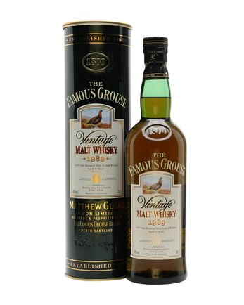 Famous Grouse Vintage 1989 12 Year Old