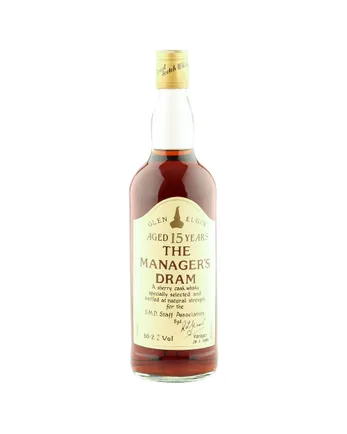 Glen Elgin 15 Year Old Manager's Dram
