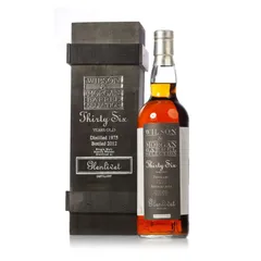 Glenlivet 1975 36 Year Old, Wilson & Morgan Barrel Selection 2012 Bottling with Wooden Box