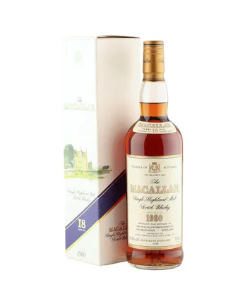 Macallan 1980 18 Year Old