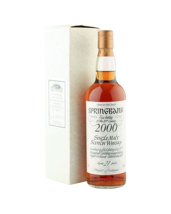 Springbank 21 Year Old First Bottling of 21st Century